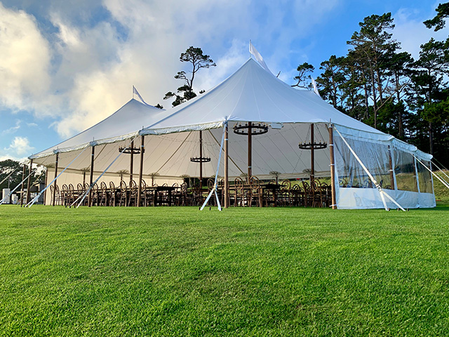Tidewater Sailcloth Tents for rent in Monterey Peninsula
